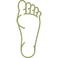 Foot icon 85